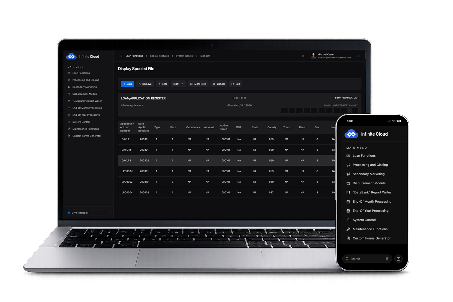 Launch UI app screenshot