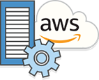 Production storage for as400 applications managed on aws