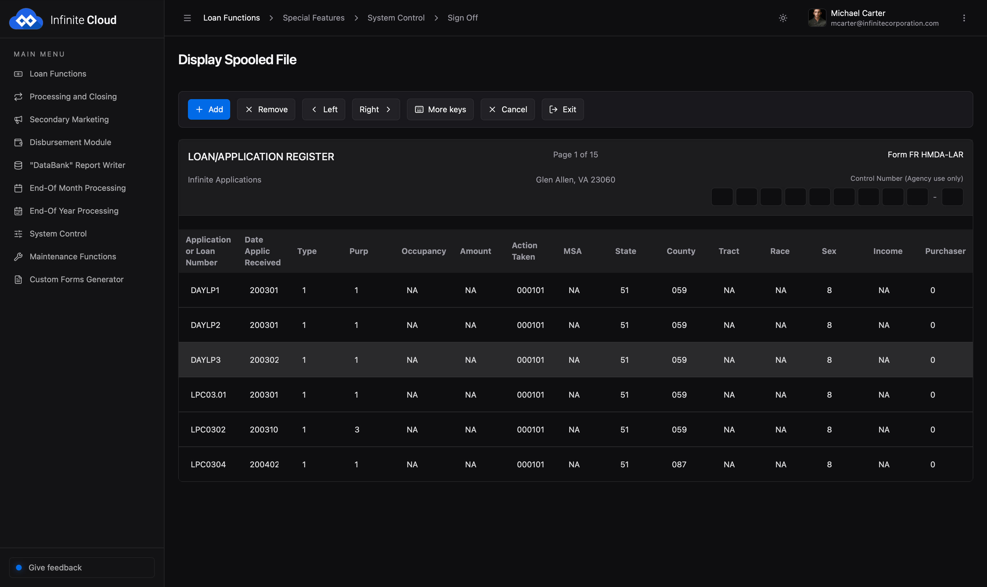 Launch UI app screenshot